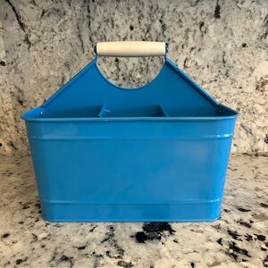 Blue Metal Storage Caddy